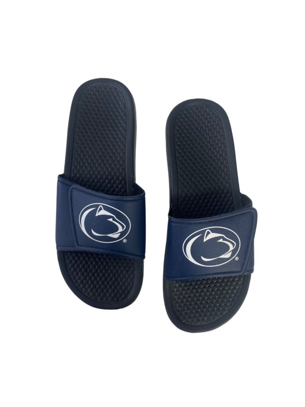 Penn State Nittany Lions Slide Sandals Mens‎ M 9-10 Blue Adjustable